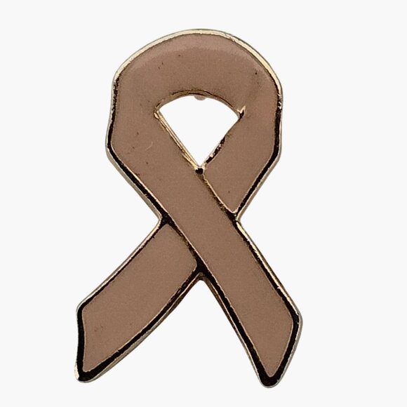 Pink Ribbon Awareness Pin Breast Cancer Awareness Survivor Lapel Pinback - Picture 1 of 2